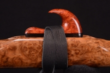 York Gum Burl Native American Flute, Minor, High C#-5, #G2K